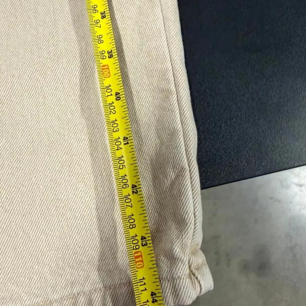 Llbean Women's Tan and Cream Jeans